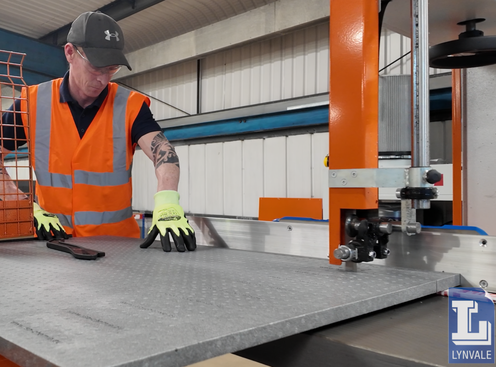 BRIGi Foam being precision cut at the Lynvale production facility